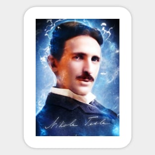 Nikolai Tesla Sticker